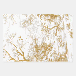 Papier peint oriental tourné vers la gauche et la