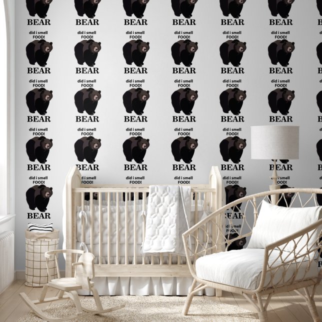 Papier Peint Ours Est-ce que j'ai senti de la nourriture drôle  (Enfants)