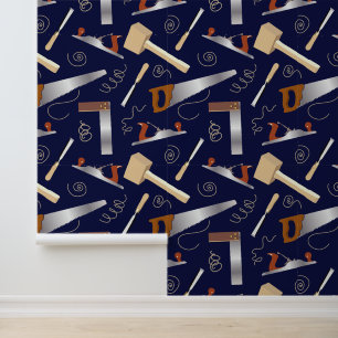 Papier Peint Outils de menuiserie Fun Woworking