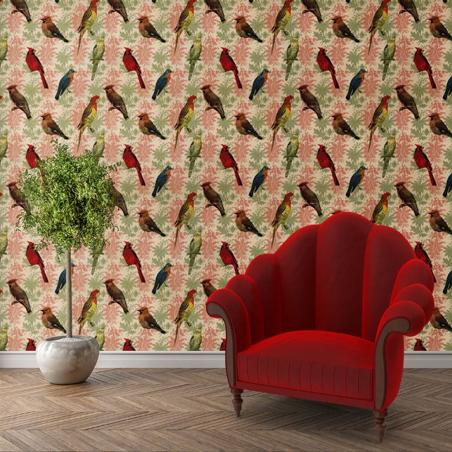 Papier Peint Paisley Vintage Birds (Créateur téléchargé)