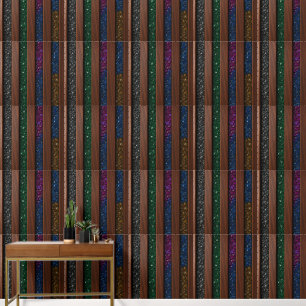 Papier Peint Panneaux de lattes de bois en cristal de pierre pr