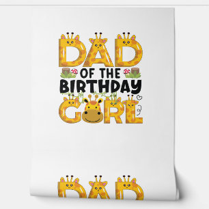 Papier Peint Papa 1er Anniversaire Girl Giraffe Theme Party Zoo