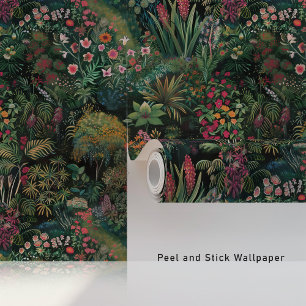Papier Peint Papier peel & bâton de jardin botanique luxuriant