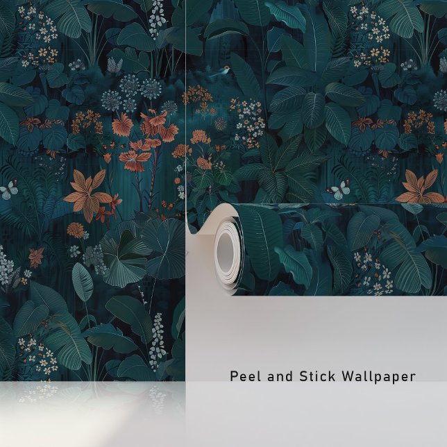 Papier Peint Papier peel & bâton Mystique de la jungle de minui (Créateur téléchargé)