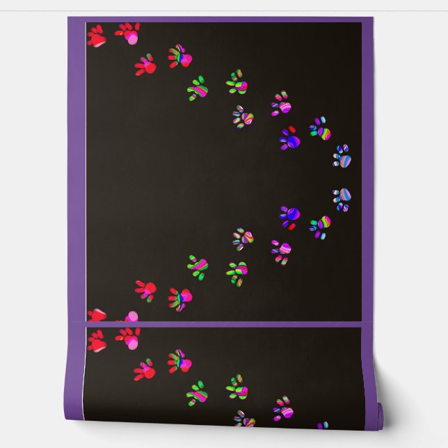 Papier Peint Papier peel et bâton 18 - Pieds (Déroulement)