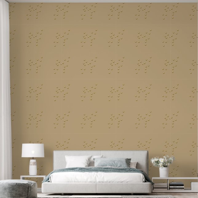 Papier Peint Papiers-peints  perles d'Or (Chambre à coucher)