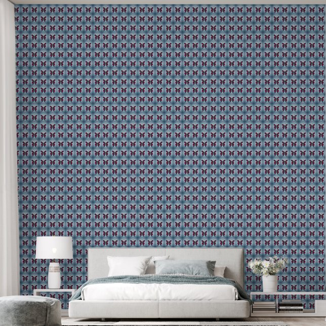 Papier Peint Papillon (Chambre à coucher)