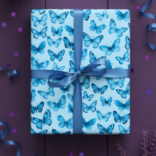 Papier Peint Papillon Aquarelle Élégant Cadeau Jol