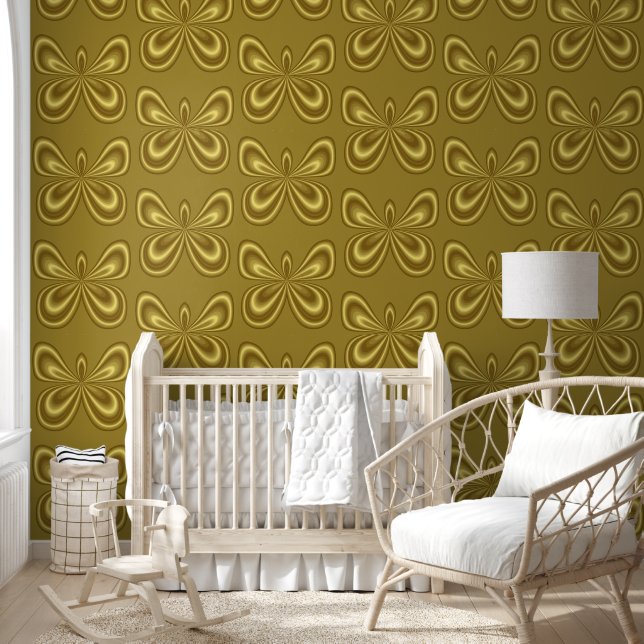 Papier Peint Papillon d'or (Enfants)