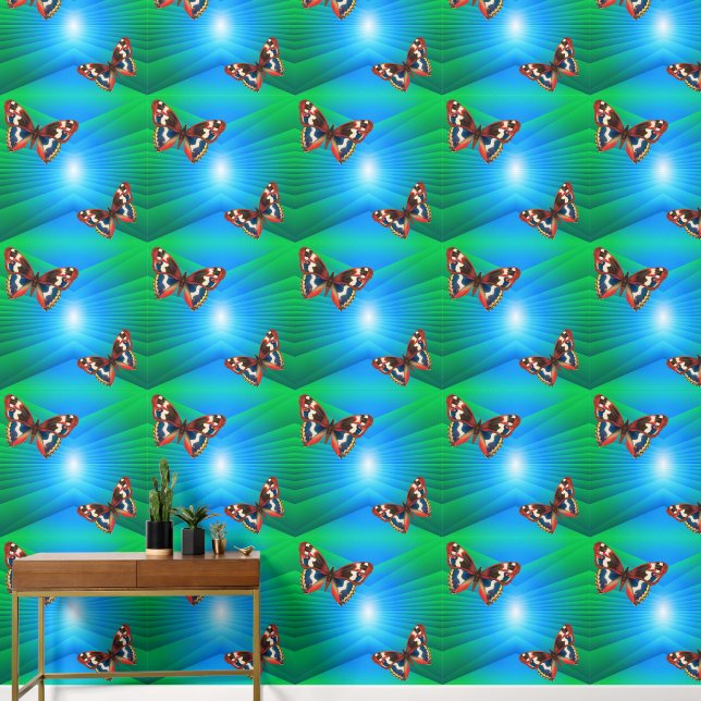 Papier peint papillons (Couloir)