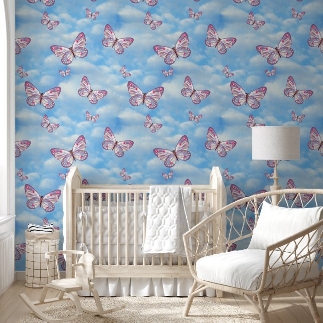 Papier Peint Papillons (Enfants)