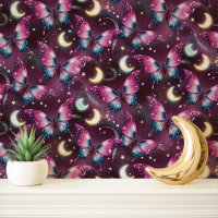 Papillons de galaxie et lunes