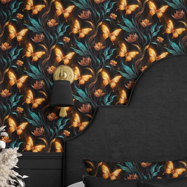 Papier Peint Papillons et fleurs (Créateur téléchargé)