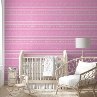 Papier Peint papillons et fleurs en fleurs