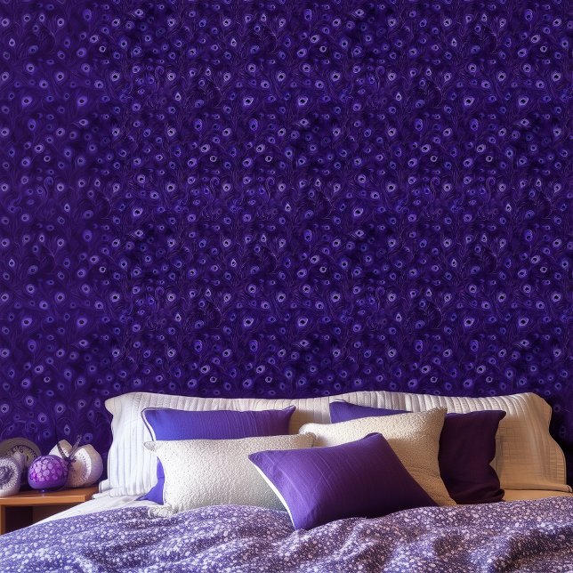 Papier Peint Paradis du paon pourpre (Créateur téléchargé)