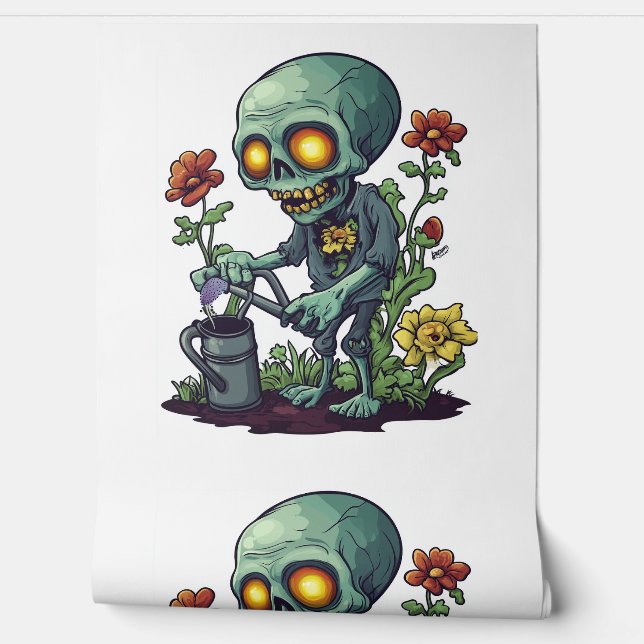 Papier Peint Parent de plante zombie (Déroulement)