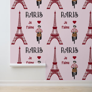Papier Peint Paris je t'aime