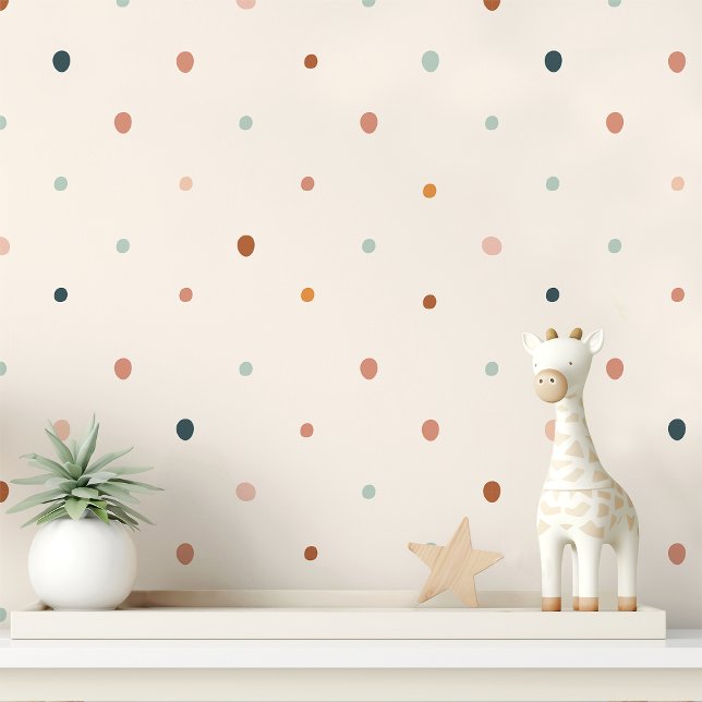 Papier Peint Pastel Boho Polka Dot (Créateur téléchargé)