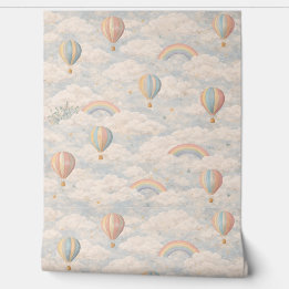 Papier Peint Pastel Hot Air Balloon Sky Wallpaper