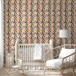 Papier Peint Patchwork Pastels