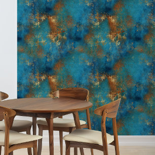 Papier Peint Patina Cuivre Revêtu