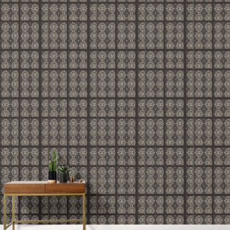 Papier Peint Patrimoine Luxe n° 5 (Indigo + Terre) Luxe