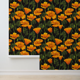 Papier Peint pavot de Californie