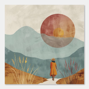 Papier Peint Paysage Abstrait de Boho (23)