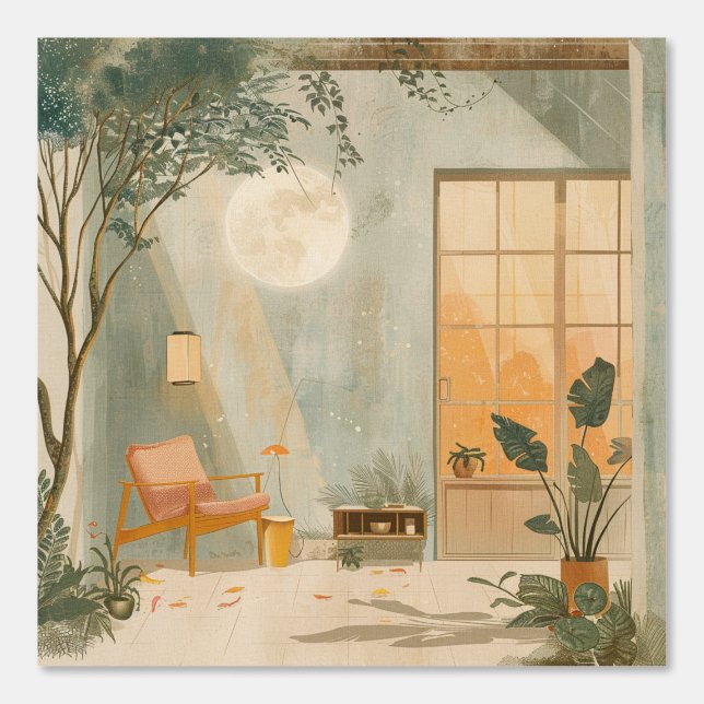 Papier Peint Paysage Abstrait de Boho (6) (Recto)