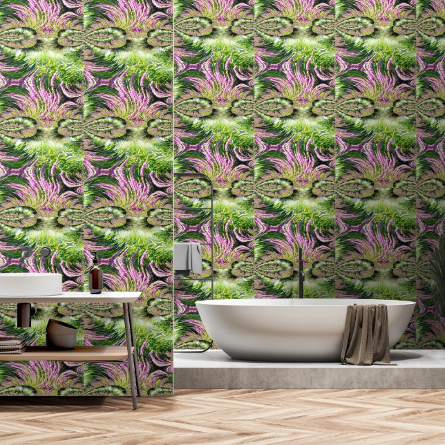 Papier Peint Paysage de la tourbière Fractal (Salle de bain)