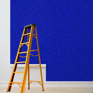 Papier Peint Peel et bâton moderne motif bleu royal vague