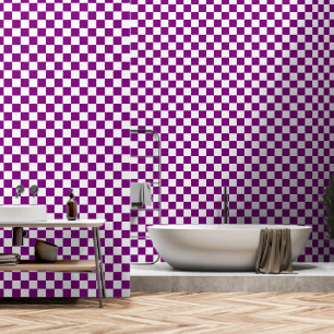 Papier Peint Peigne et bâton blanc et violet