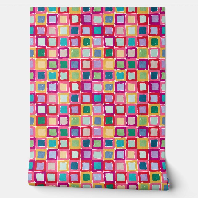 Papier peint Peint Patches (Déroulement)