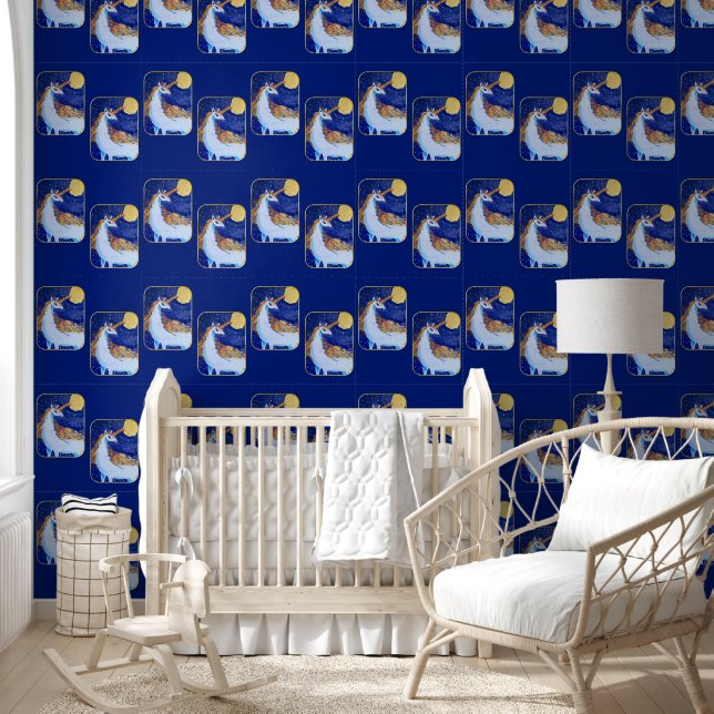 Papier Peint Peinture Unicorne Art par Enfants (Enfants)