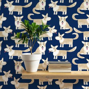 Papier Peint Pembroke Welsh Corgi Motif