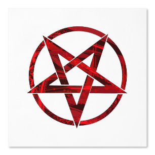Papier Peint Pentagram Red Devil