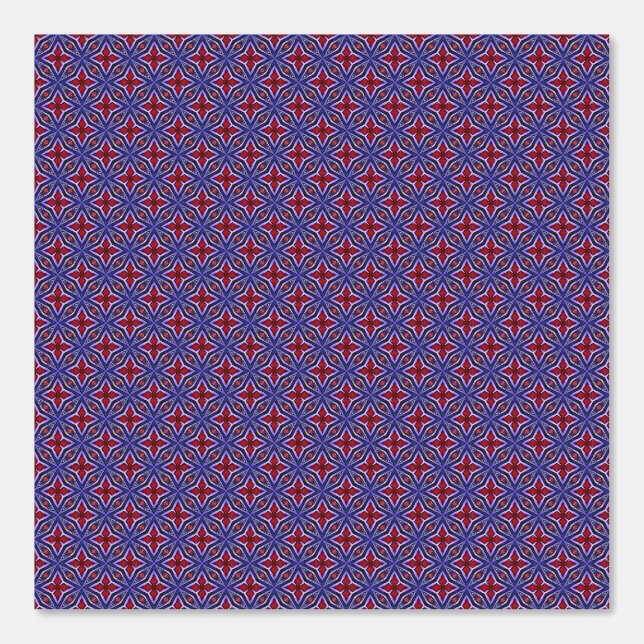 Papier Peint Pentas sur violet (Recto)