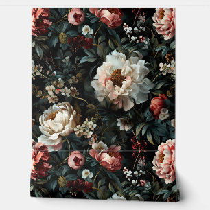 Papier Peint Peony Noel Botanique