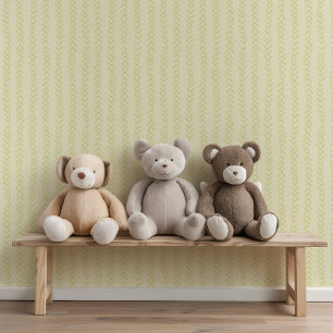 Papier Peint Pépinière en sanglier vert pâle