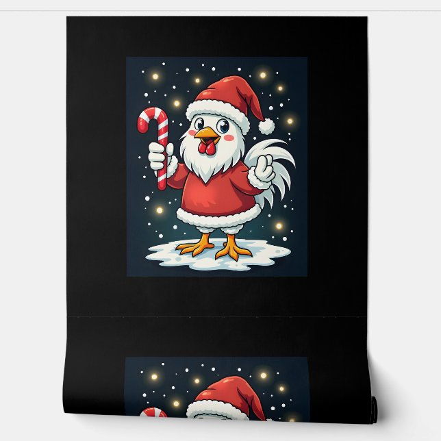 Papier Peint Père Noël Chicken Joy (Déroulement)