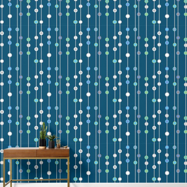 Papier peint Perles sur une chaîne (Couloir)