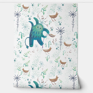 Papier Peint Personnage d'animal de forêt