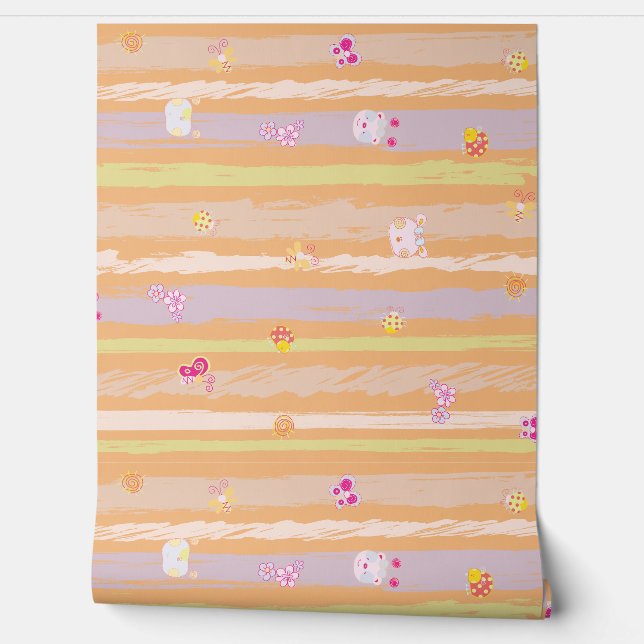Papier Peint Personnalisé 2' x 8' Vinyle Texturé – (Déroulement)