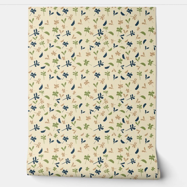 Papier Peint Petites Feuilles (Déroulement)