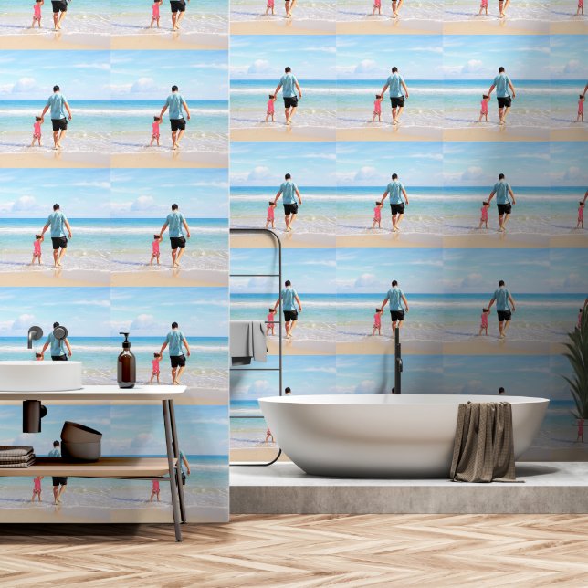 Papier Peint Photo personnalisée Votre propre conception (Salle de bain)