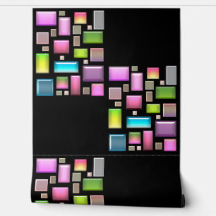 Papier Peint Pierres précieuses et mère de perle