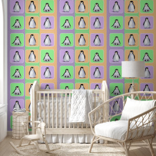 Papier Peint Pingouins pour bébés