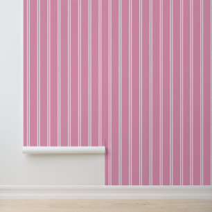 Papier Peint Plaid/Gingham/Rayures rose