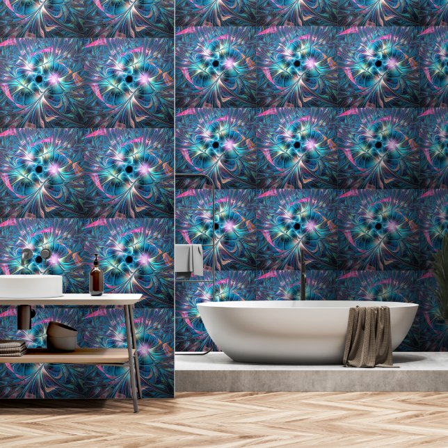 Papier Peint Plastique Pastel (Salle de bain)