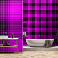 Plat de buffle rose Fuchsia d'un pouce